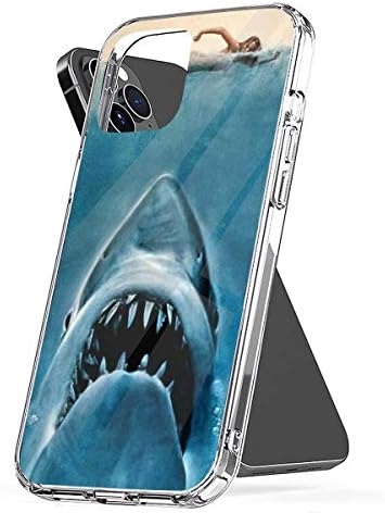 כיסוי נרתיק לטלפון תואם לאייפון סמסונג לסתות כריש דרום 2020 6 7 8 על 11 12 פרו מקס ס10 ס20 ס21 13