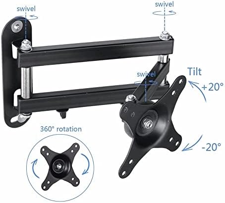 N/a varticulating זרוע טלוויזיה LCD צג קיר הר קיר תנועה מלאה הטיה מסתובבת ומסתובבת עבור מסכי טלוויזיה