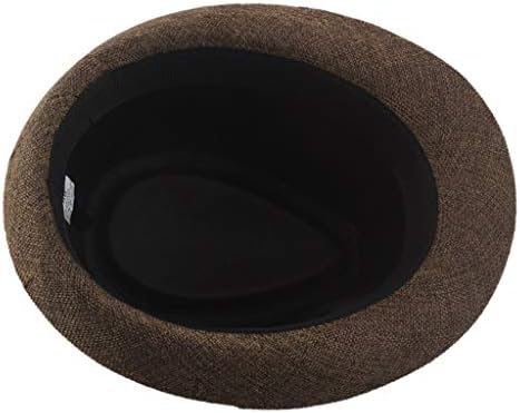כובעי פדורה קיץ לנשים גברים - כובעי שמש רחבים שופעים פנמה פנמה נוחים כובעי פנמה וינטג 'אלגנטיים כובעי טרילבי