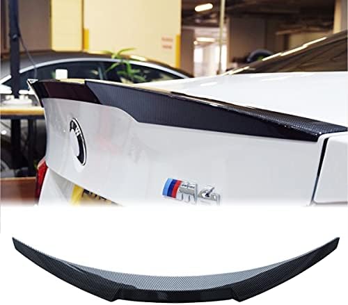 אגף הספוילר האחורי של נינט לשנים 2015-2019 BMW F82 M4 קופה ， ציפוי סיבי פחמן חומר ABS חומר אחורי מאגר