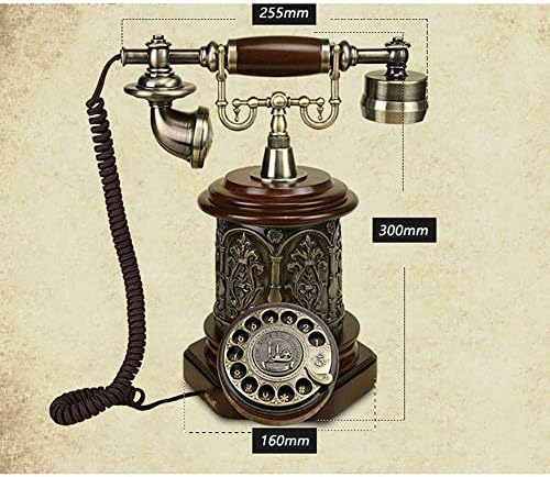 טלפון רטרו טלפון טלפון עתיק טלפון וינטג 'טלפון צלצול מתכת, תזכורת לשיחת התאמת נפח