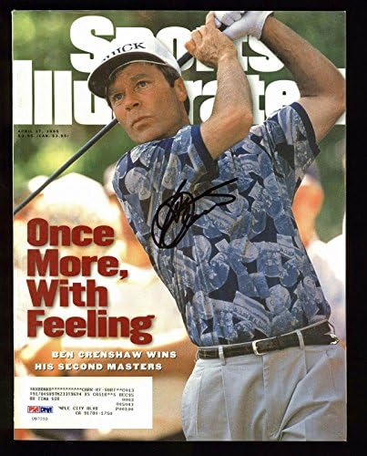 בן קרנשו ספורטס אילוסטרייטד 1995 חתם על מגזין עם חתימה של פ. ס. א./די. אן. איי 87255 - מגזיני גולף עם חתימה