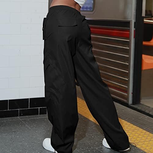 מיאשוי נשים מכנסיים מזדמנים 3x 2023 מכנסי מטען אישה רגועה בכושר בגדים רחבים מכנסיים שחורים מכנסי