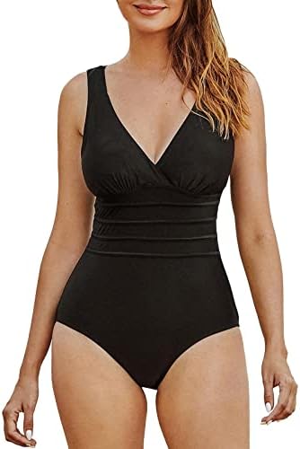 Ruffle Bandeau Bikini לנשים סקסי בגד ים דק וחתוך גבוה בגד ים וינטג 'ללא גב נטול חתיכת צוואר בגד ים סקסי