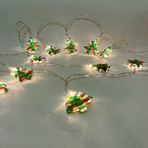 LED אורות מיתר חג המולד סנטה קלאוס שלג איש עץ חג המולד פסטיבל אווירה אווירה)