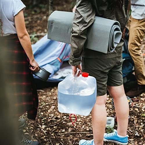 Gowithwind קנקן מיכל מים מתקפל עם Spigot, 5.3 ליטר BPA CAMPING CAMANPING CRARICE לאחסון מים לטיולים חיצוניים