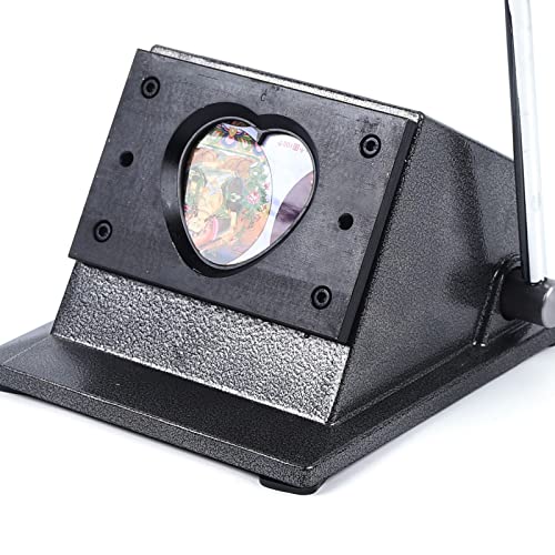Lifujundong 2-1/4 ”חותך נייר בצורת לב, מכונת כפתורים מכונה חותך אגרוף גרפי, יצרנית תגיות לחיתוך