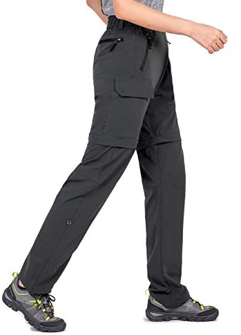 מכנסי הנשים של WeSpornow מכנסיים להמרה-רוכסן-מהירה-יבש למטען, קמפינג, נסיעות, חוץ, דיג, ספארי