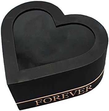 קישוטי Valentine של Amosfun valentine 1 pc קופסת מתנה רומנטית בצורת לב רומנטית עטיפת פרחים יצירתי קופסת מתנה