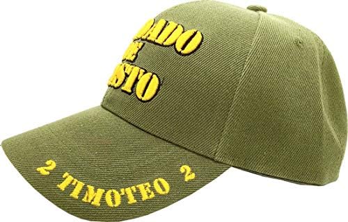 סולדדו דה כריסטו טימוטאו 2 צבא של ישו הנוצרי 3 ד רקום בייסבול כובע כובע