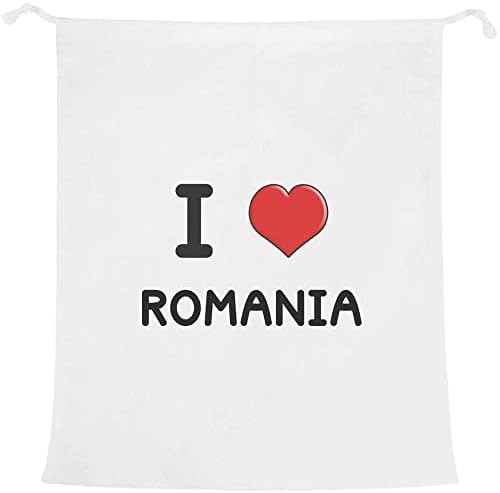 עזידה 'אני אוהב רומניה' כביסה/כביסה / אחסון תיק