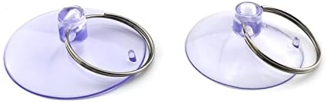 ג ' יאנלינג 20 יחידות פלסטיק יניקה כוס עם טבעת שקוף מפתח טבעת יניקה כוסות פרייר עבור חלון מטבח