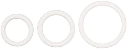 טבעת גומי אקסוטיקה בקליפורניה בקליפורניה, לבנה, סט 3 חלקים, 1407-09-2