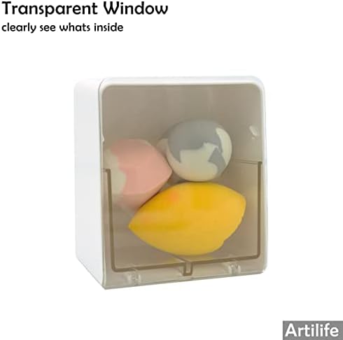 אמבטיה Artilife אמבטיה מחזיקת QTIP מיכלי ספוגי כותנה, כדורי כותנה, סיבובי כותנה, מיכל מארגן אחסון של משטח השיש