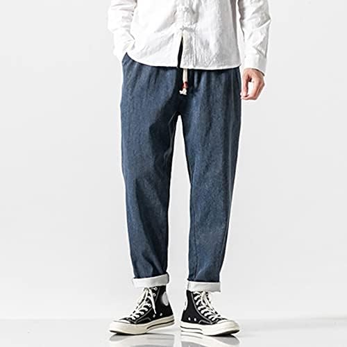 מכנסי ג'ינס רזים של Fsahjkeemen, מכנסי עיפרון רזים ומתיחים מכנסיים עפרים יורדים בתוספת גודל דק מתאים לג'ין