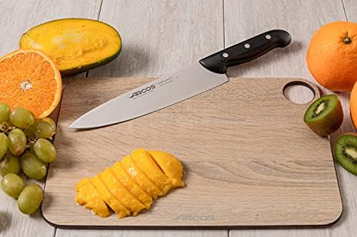 ארקוס שף סכין 8 אינץ נירוסטה. רב-שימוש מקצועי בישול סכין לחיתוך בשר וירקות. ארגונומי פוליאוקסימתילן ידית 215 ממ