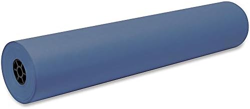 נייר נהר דקורול להבה מעכבים לחמניות נייר צבעוניות, 36 אינץ '. x 1000ft., כחול