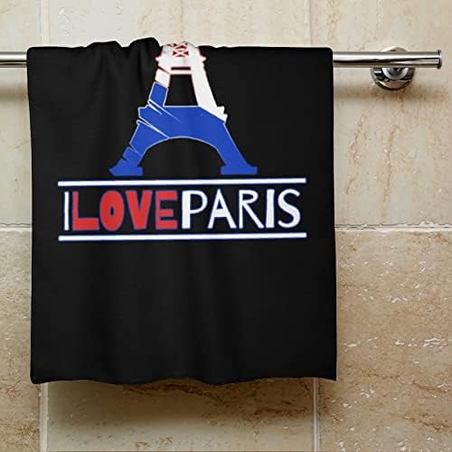 אני אוהב את פריז צרפת איפל מגדל מיקרופייבר מגבות מגבות סופג
