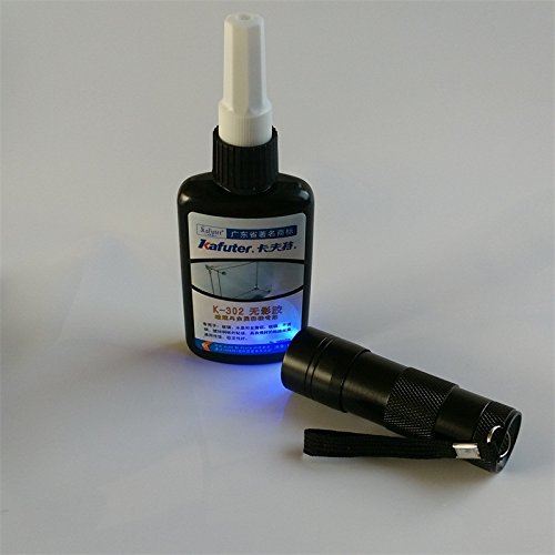 Kafuter 50G K-302 דבק UV+UV פנס זכוכית ומליטה מתכתית