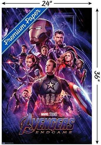 Trends International 24x36 Marvel: Avengers: Endgame - פוסטר קיר גיליון אחד, 24 x 36, גרסה פרמיום
