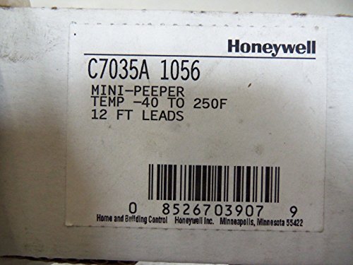 Honeywell, Inc. C7035A1056 גלאי להבה אולטרה סגול של MiniPeeper, NEMA 3 ו- NEMA 4, 12 רגל מובילים