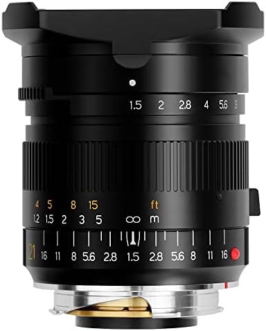 טטריסאן 21 מ מ 1.5 תהילה מלאה עדשה רחבה זווית עבור לייקה מ-הר מצלמות כמו מ2 מ3 מ4 מ9 מ10 שחור