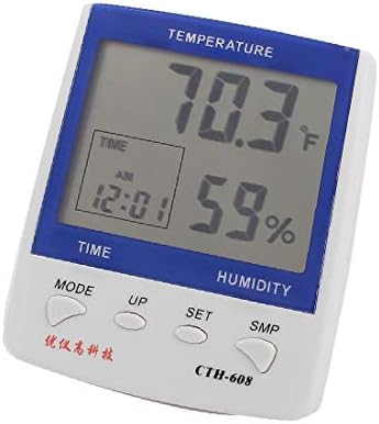 X-deree דיגיטלי LCD Hygrometere טמפרטורה לטמפרטורה שעון מד (Egrometro Digitale LCD Termometro Temperatura