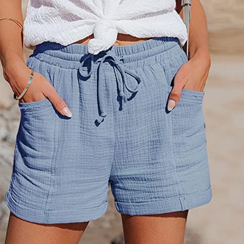 מכנסי יוגה קצרים יוגה חלקים חלקים מותניים אלסטיים נשים קיץ ג'ין מכנסיים קצרים לנשים למכנסיים קצרים