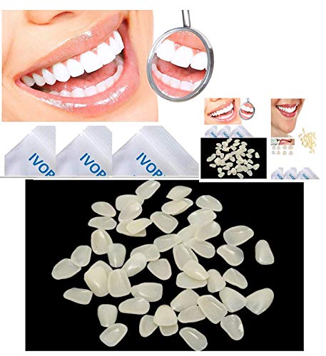 IVORIE® קוסמטי אולטרה -מלבנה דק פורניר שרף שיניים קדמיות 50 יחידות