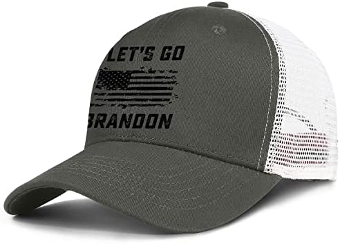 כובעי בייסבול של ברנדון לגברים לנשים-מגניב רשת חוף השמש כובע סנאפבק מתכוונן