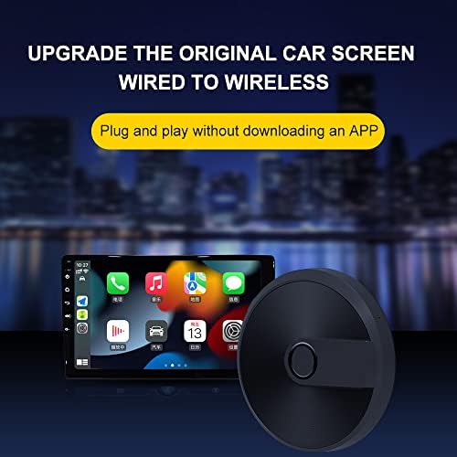 Uberwith Carplay מתאם אלחוטי 2023 שדרוג עבור Carplay Wired Carplay, Plug & Play Carplay Dongle