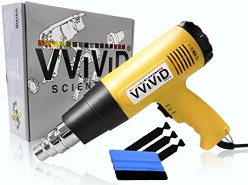Vvivid Professional אקדח חום רכב כלי עטיפת ויניל כולל זרבובית מדויקת וערכת כלים 3M