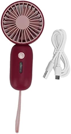 Plplaaoo Mini Handheld Fan, 500mAh מאוורר יד ביד, מאוורר USB מהירות רוח ברוח 3, מאוורר נטען USB