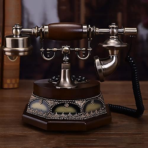 אירופאי עתיק טלפוני קבוע משרד רטרו ביתי אלון טלפון טלפון קווי קווי לקישוט ביתי