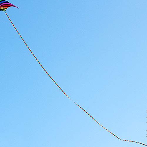 BESRA 49 FT זנב עפיפון קשת קשת 15 מ 'אביזרי עפיפון סרטים צבעוניים ארוכים