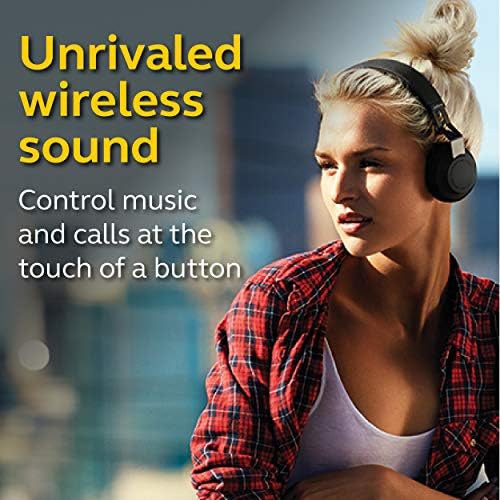 מהדורת סגנון Jabra Move, שחור-אוזניות Bluetooth אלחוטיות עם צלילים מעולים איכותיים, חיי סוללה ארוכים, אור אולטרה