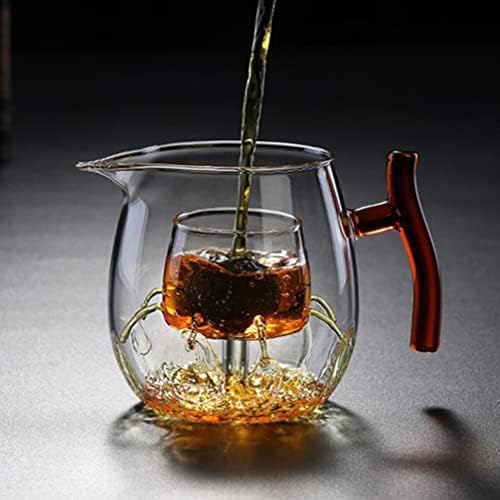 HOMOYOYO זכוכית קנקן קנקן זכוכית קומקום קומקום ברור קומקום: סיר תה יפני בסגנון רופף סיר תה עם חילוף פו סיני