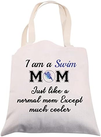 לשחות אמא מתנות שחיין מתנות לנשים שחייה לשאת שקיות לשחייה בריכת אוהבי לשימוש חוזר קניות כתף תיק