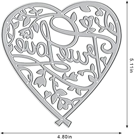 לנגפון ולנטיין אהבה לב חיתוך מתכת מתים, מילים מתות עם סנטימנט לכרטיסים לייצור כרטיס יום האהבה