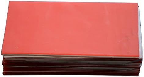 1.3 ממ אדום בסיס צלחת שעוות דוגמנות שעווה גיליון 30 קופסות