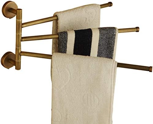 מגבת דמוניז מגבת מגבת בסגנון מעקה סגנון עתיק נחושת סובב מחזיק קיר רכוב על מגבות עם קיר עם ארוך