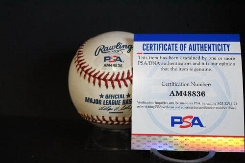 ג'ייסון קנדל חתם על חתימת בייסבול אוטומטית PSA/DNA AM48836 - כדורי חתימה