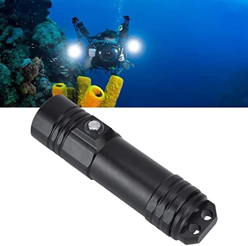 פנס צלילה, אור צלילה, IPX8 אטום למים 2000lm בהירות גבוהה 5 מצבי תאורה נייד צלילה מתחת למים עבור צלילה