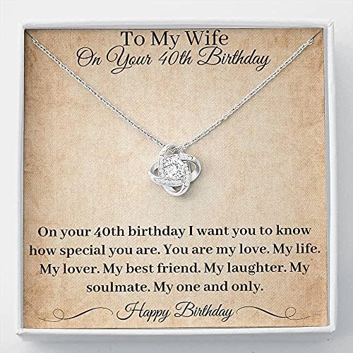 תכשיטי כרטיסי הודעה, שרשרת בעבודת יד - ציטוט משמעותי של אשת מתנה ליום הולדת 40 אתה החבר הכי טוב שלי בחג המולד,