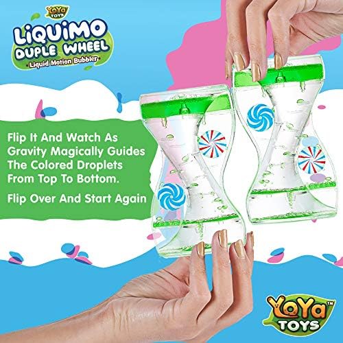 Yoya Toys Liquimo תנועה נוזלית בועת גלגל דופל לילדים ולמבוגרים - מספקים צעצועים חושיים לסטרס וחרדה הקלה -