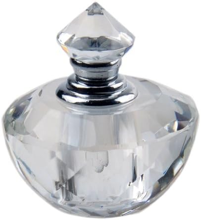 Yufeng Clerd Crystal Art מגולף ריק לבקבוק בושם קריסטל הניתן למילוי לטיולים