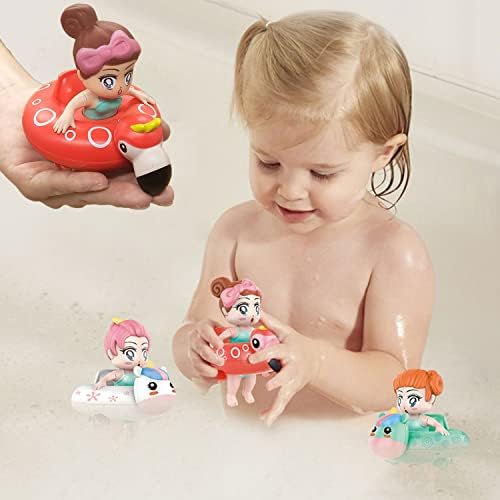 צעצועי אמבטיה של פלמינגו, צעצועי אמבטיה לפעוטות 1-3, צעצועי מים אמבטיה של תינוקות חדשים, צעצועי