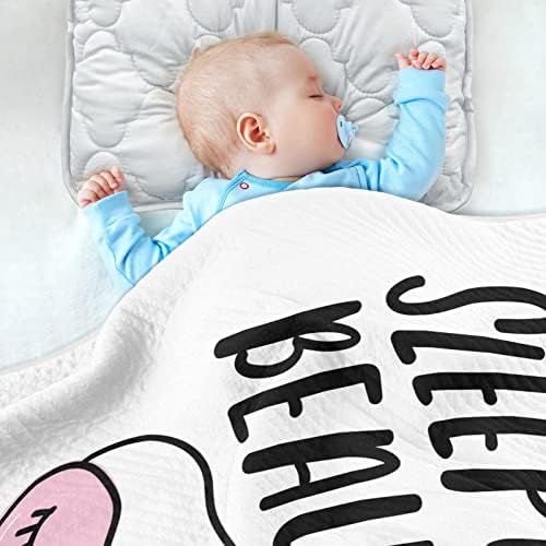 שמיכת יופי שינה יופי שמיכת כותנה לתינוקות, קבלת שמיכה, שמיכה רכה משקל קלה לעריסה, טיולון, שמיכות
