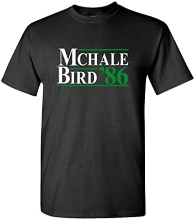 McHale Bird 86 - כדורסל לארי קווין 1986 - חולצת טריקו כותנה לגברים