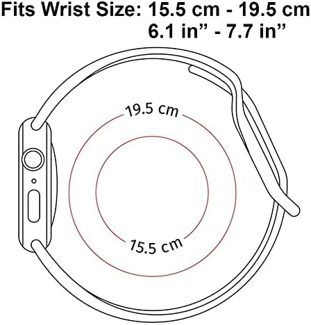 איקיקי-טק תואם לפס Apple Watch 38 ממ 40 ממ 41 ממ צמיד סיליקון רך סיליקון לסדרה IWatch 8 7 6 5 4